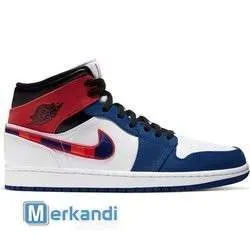 Air Jordan 1 Mid SE Multi-Color Swoosh - 852542-146