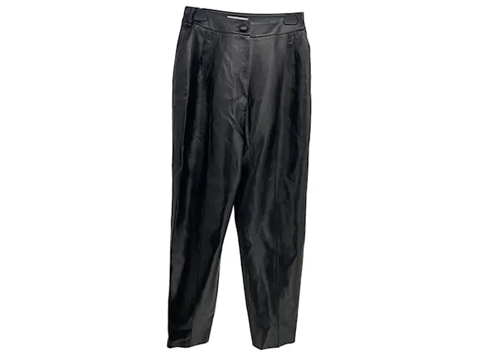 Autre Marque Pantalón MATERIEL T.fr 34 poliéster Negro 