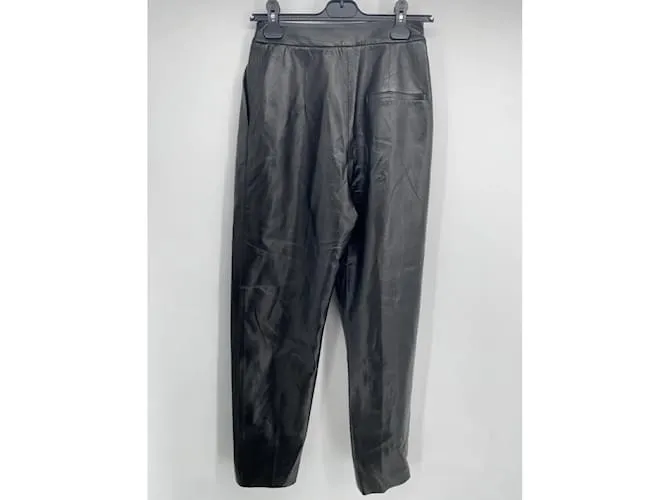 Autre Marque Pantalón MATERIEL T.fr 34 poliéster Negro 