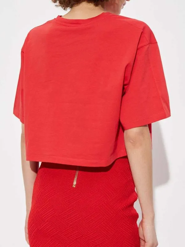 Balmain Camiseta - Rojo