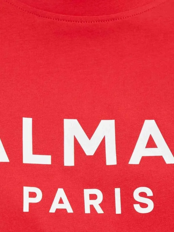 Balmain Camiseta - Rojo