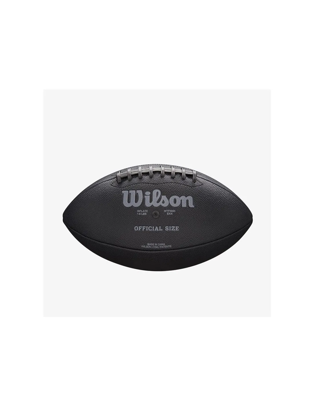 Balón de Fútbol Americano Wilson NFL Jet Black FB Negro