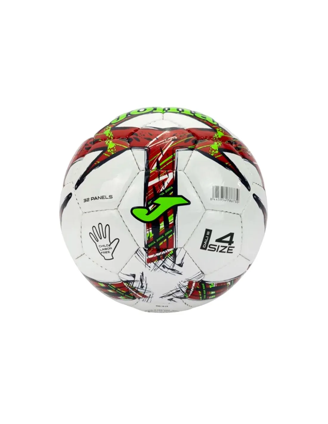 Balón de fútbol Joma Dali III Rojo/Verde