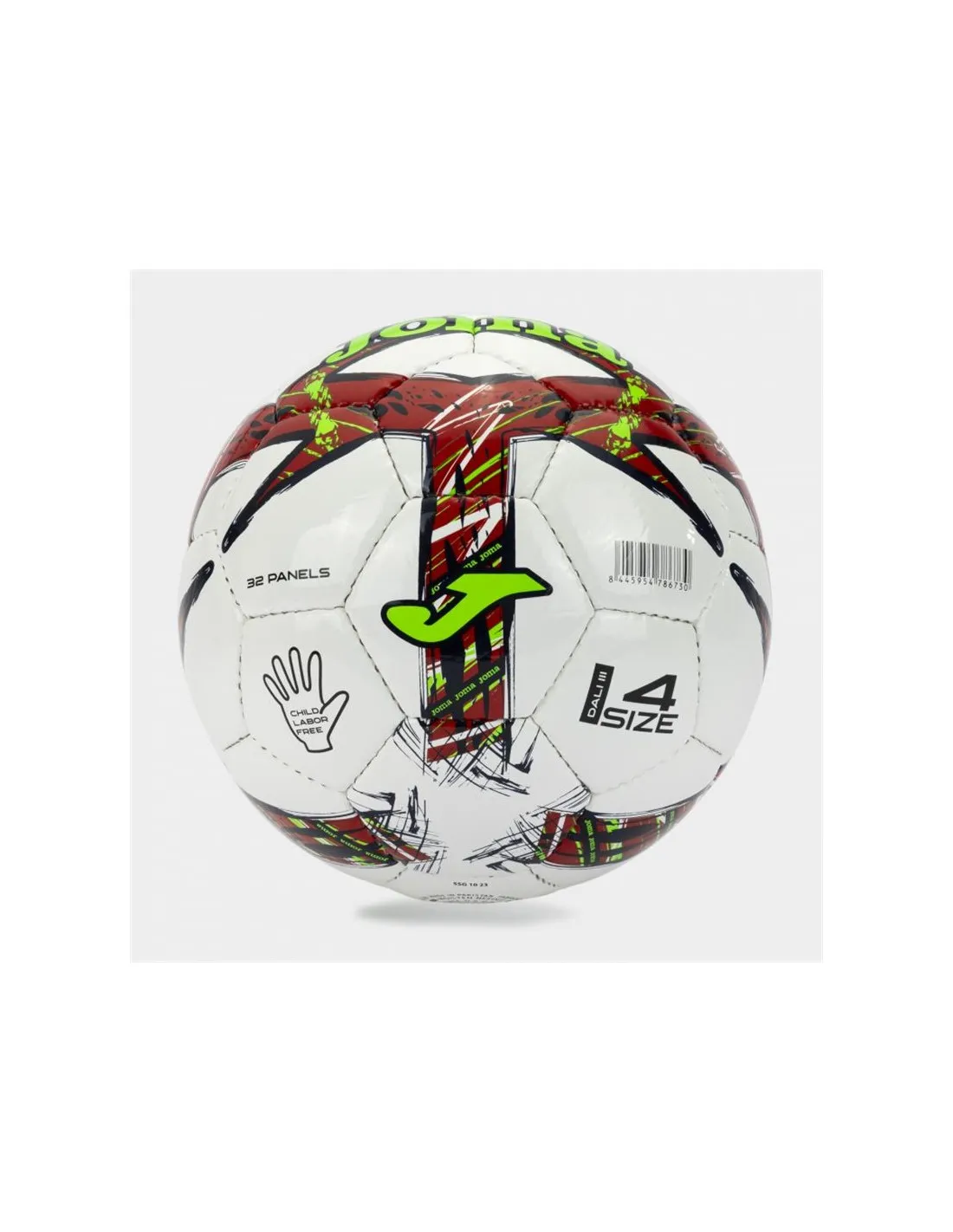 Balón de fútbol Joma Dali III Rojo/Verde