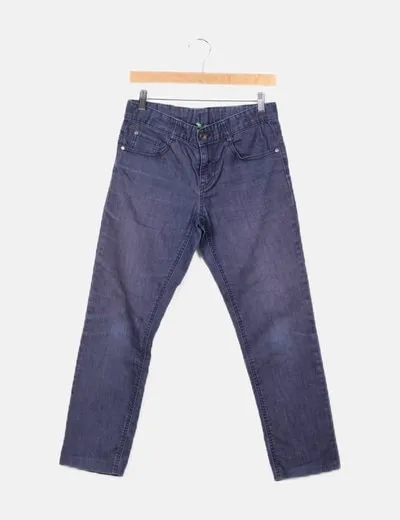 Benetton Jeans pitillos oscuros