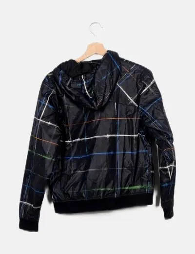 Billabong Chaqueta negra estampada