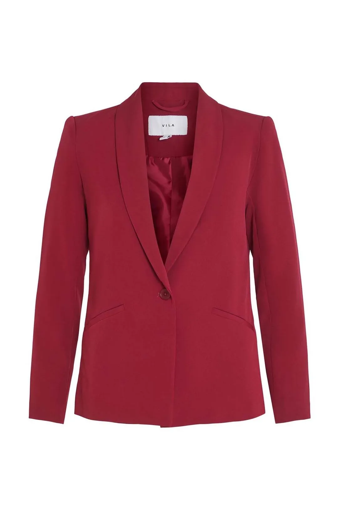 BLAZER CON BOTON VIKAMMA ROJO