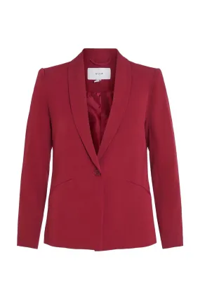 BLAZER CON BOTON VIKAMMA ROJO