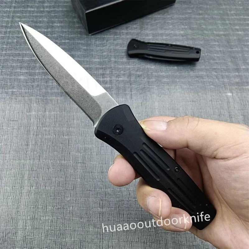 BM Portable BM 3551 EDC Cuchillo táctico AU a Survival Bocket Clife 154 cm T6061 Manejo de aluminio Cuchilla de excursión de caz