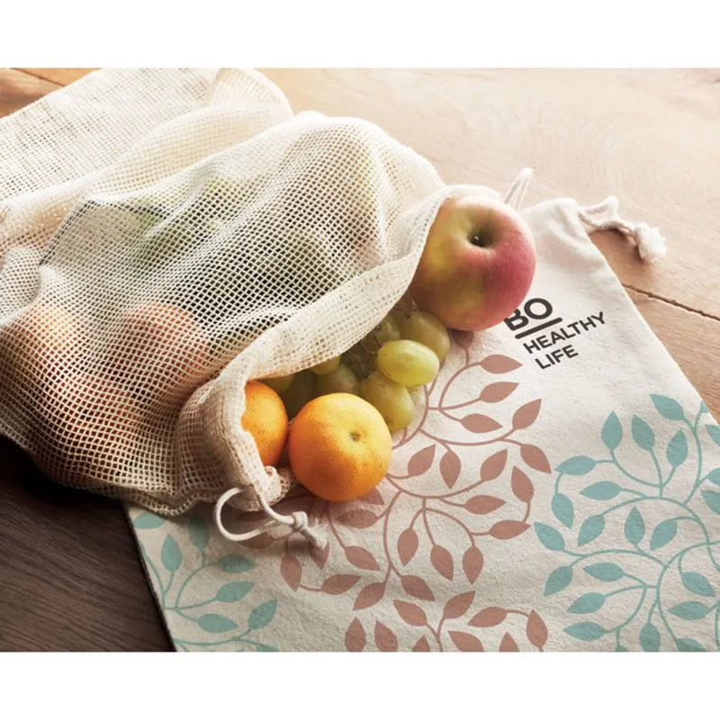 Bolsa de rejilla personalizable para comida Veggie