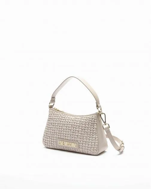 Bolso de mano Love Moschino JC4240PP0I gris pardo