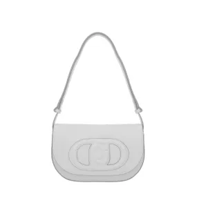 Bolso medialuna blanco