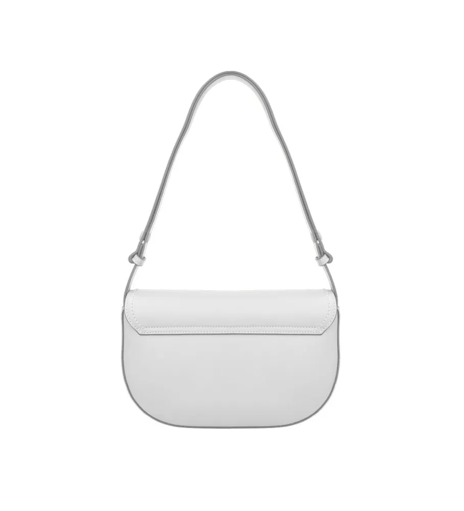 Bolso medialuna blanco