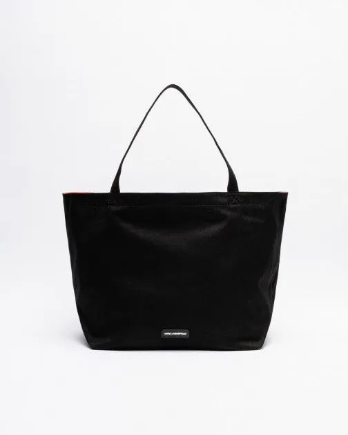 Bolso tote Karl Lagerfeld K/Rue ST Guillaume Canvas Tote Negro