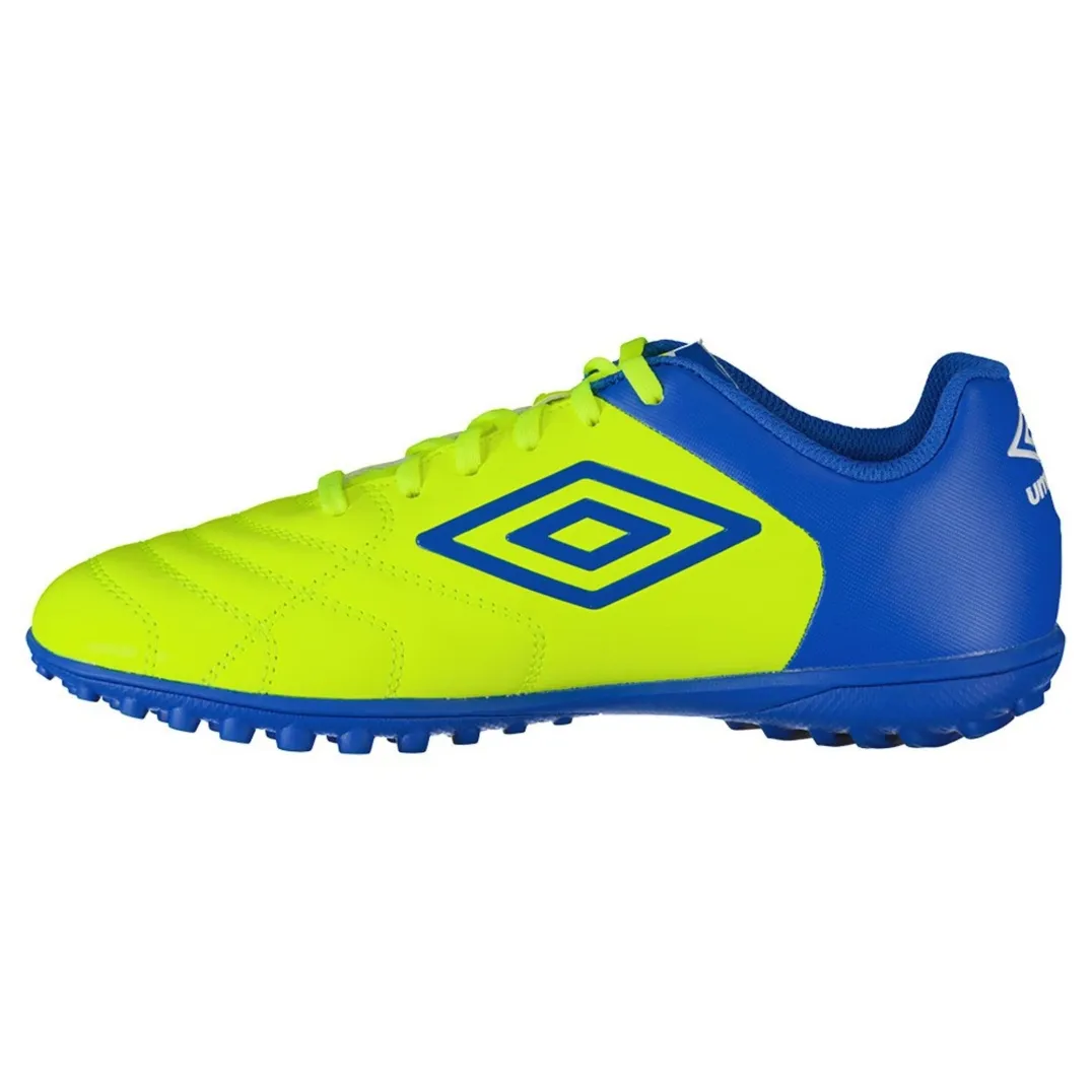 Bota de Fútbol Umbro Classico XI TF Safety Yellow / Regaol Blue / White