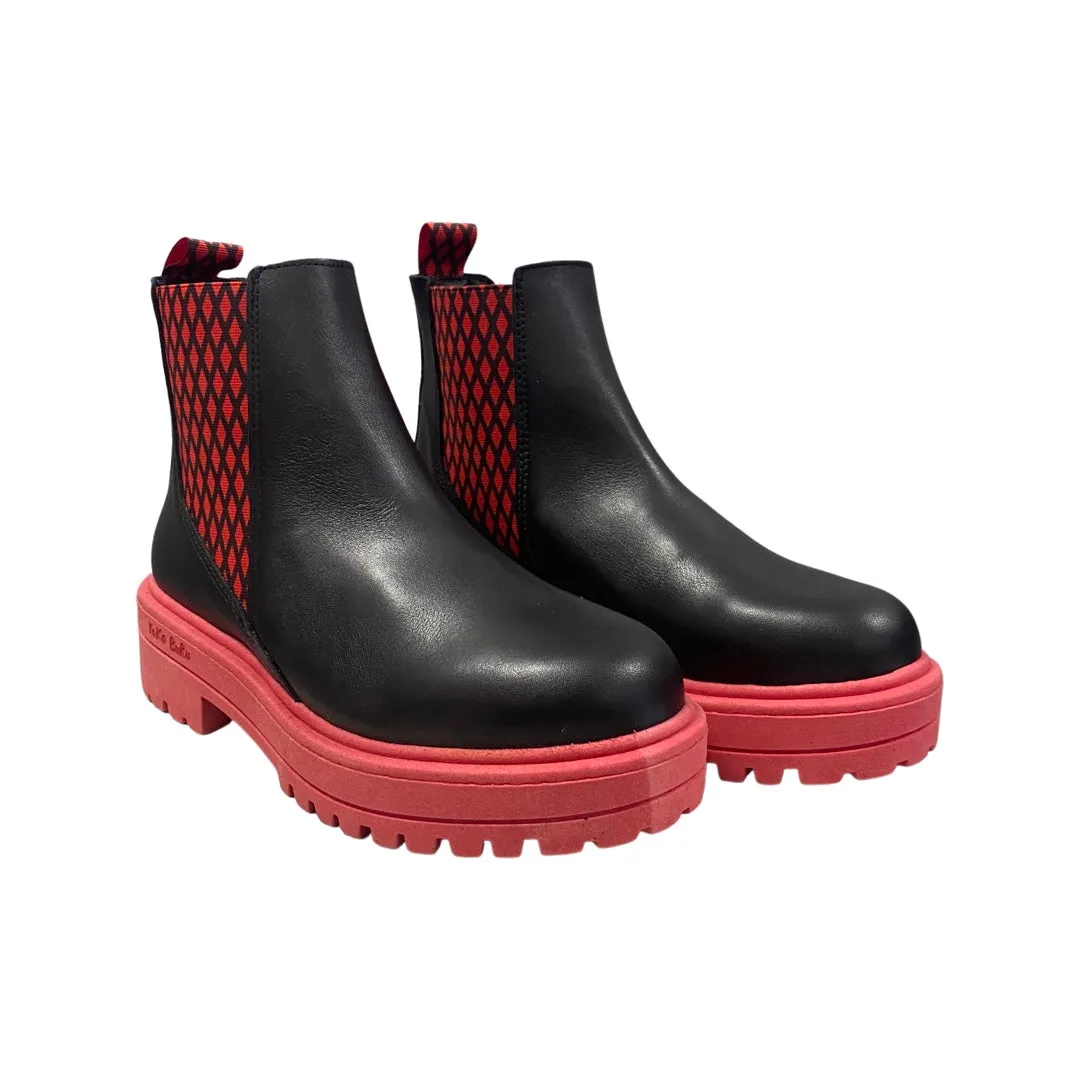 BOTA MUJER YOKO BURU MARTE ROJO