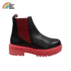 BOTA MUJER YOKO BURU MARTE ROJO