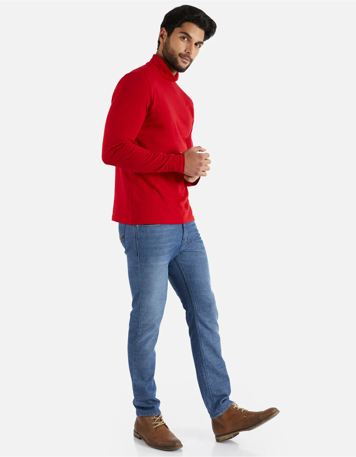 Cafarena slim fit rojo