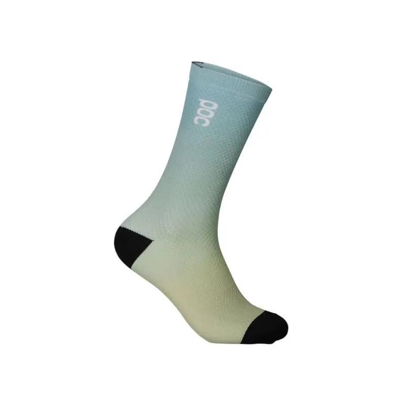 Calcetines de ciclismo POC Essential Print (Azul mineral degradado)