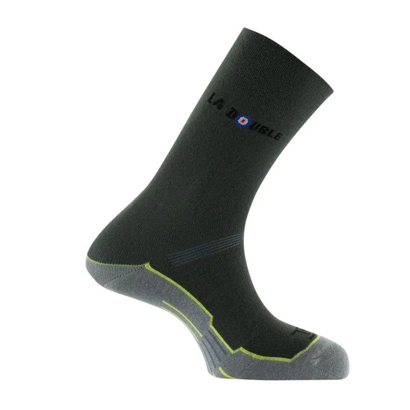 Calcetines de senderismo Thyo MI CHAUSSETTE DOUBLE AUTHENTIC (ANTHRACITE)