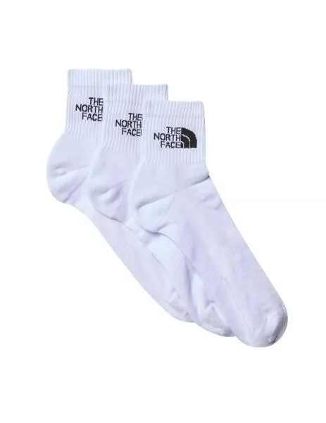 Calcetines TNF Pack Multisport Cushion Unisex Blanco