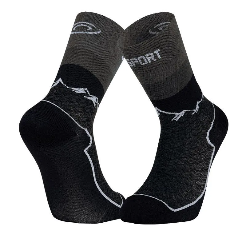 Calcetín doble BV sport SOCQUETTE DOBLE GR "ALTO - POLIAMIDA" (NEGRO)