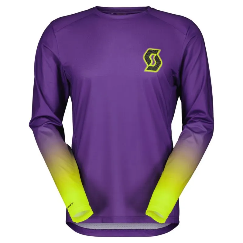 Camiseta bicicleta Scott Hombre RC Progressive LS (flas purple)