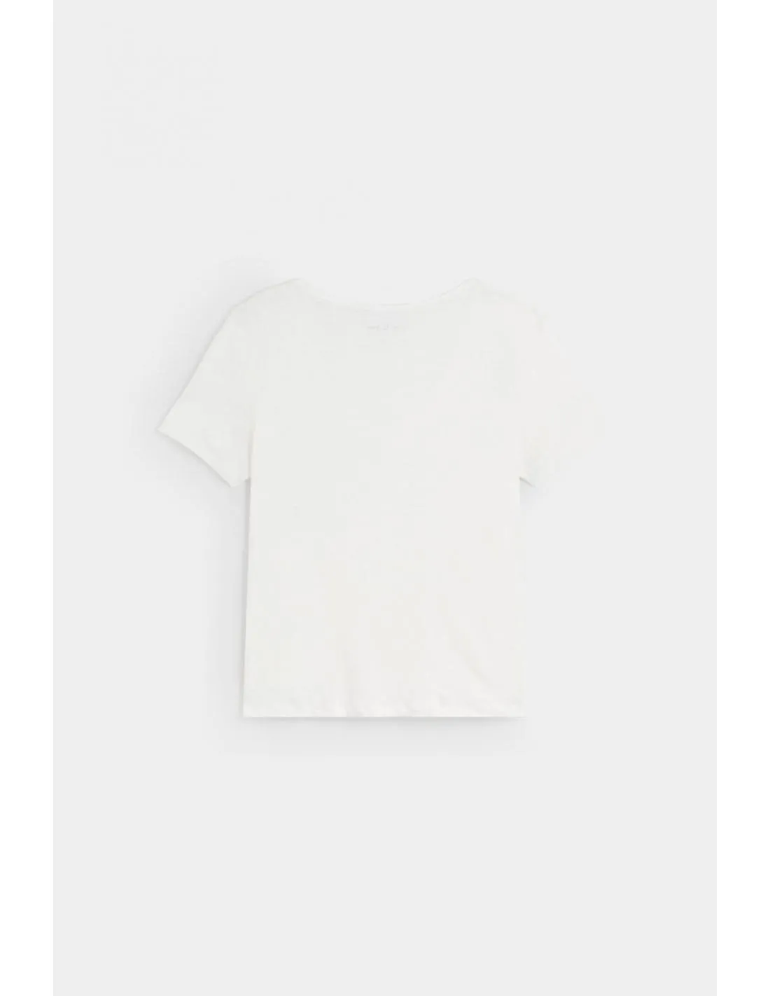 CAMISETA BÁSICA BLANCA ESE O ESE LINO