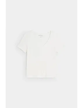 CAMISETA BÁSICA BLANCA ESE O ESE LINO