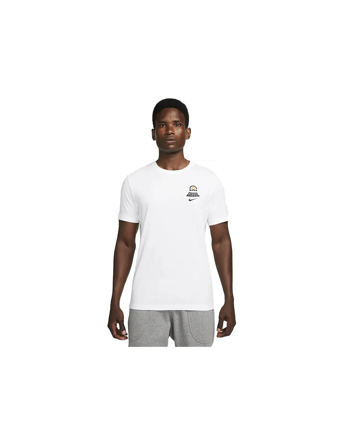 Camiseta de baloncesto Nike LeBron Hombre White