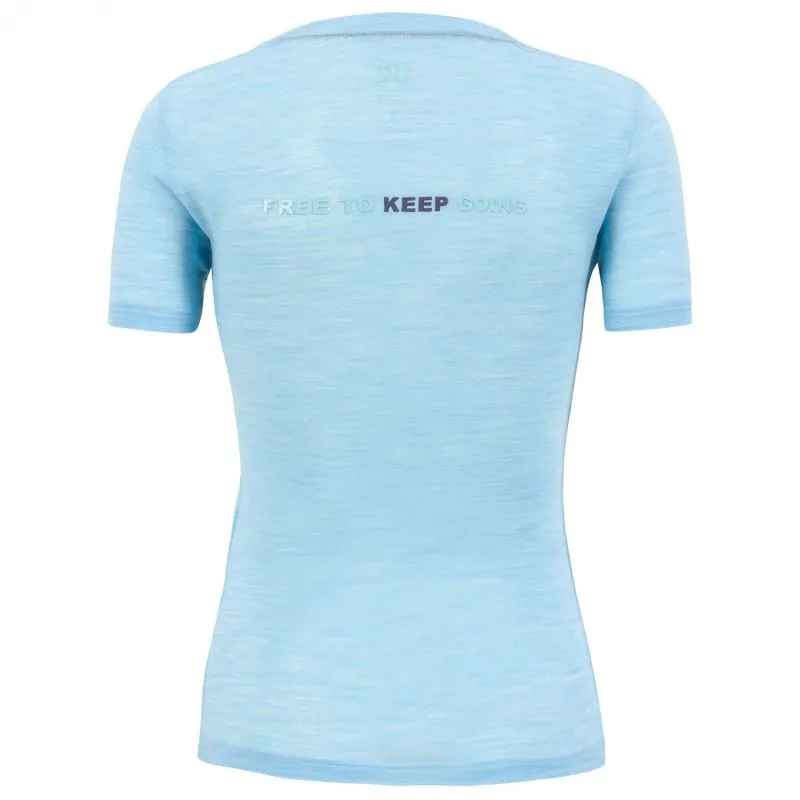 Camiseta de mujer Karpos Coppolo Merino (aguamarina)