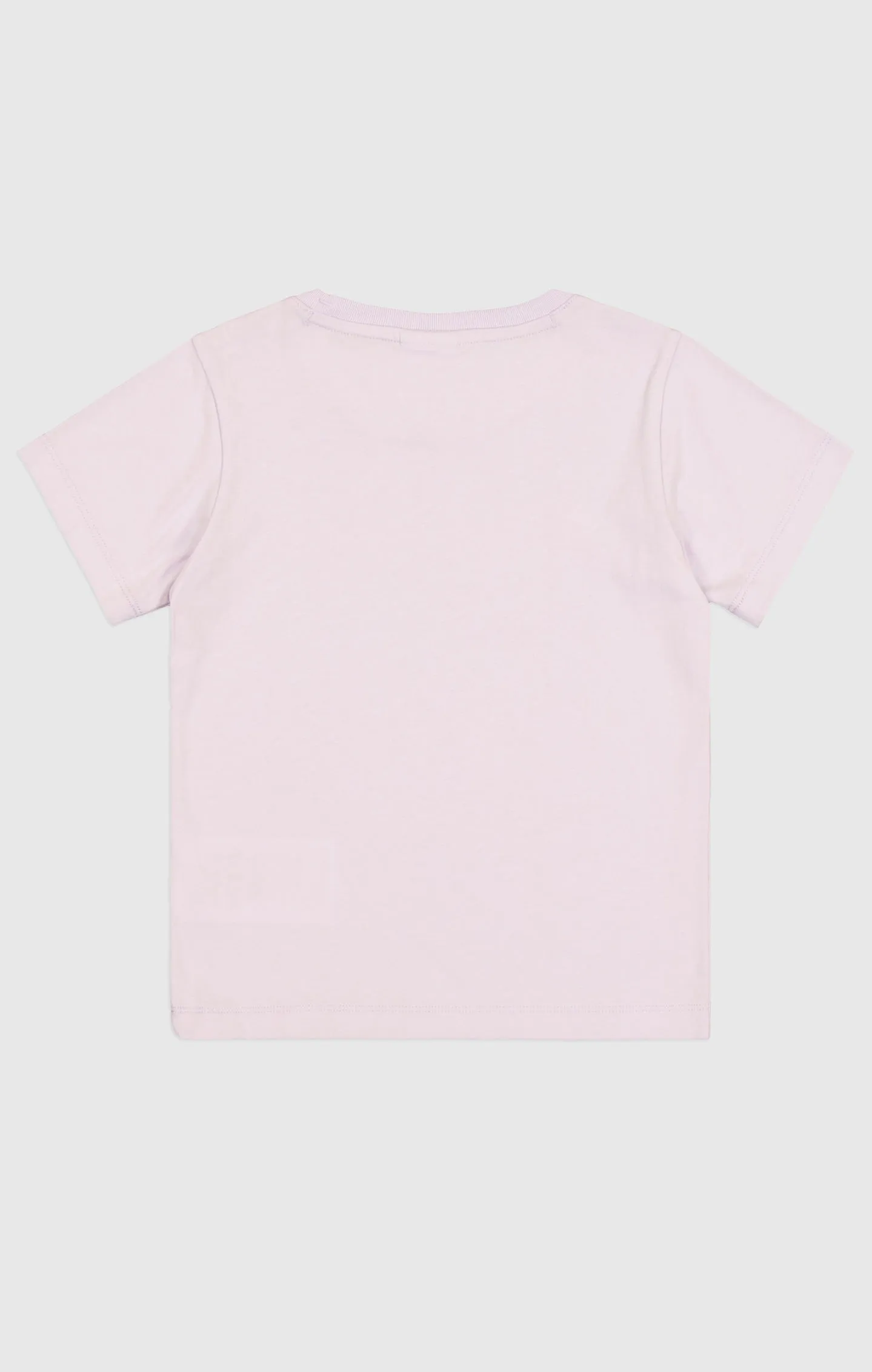 Camiseta de texto con logotipo para niña