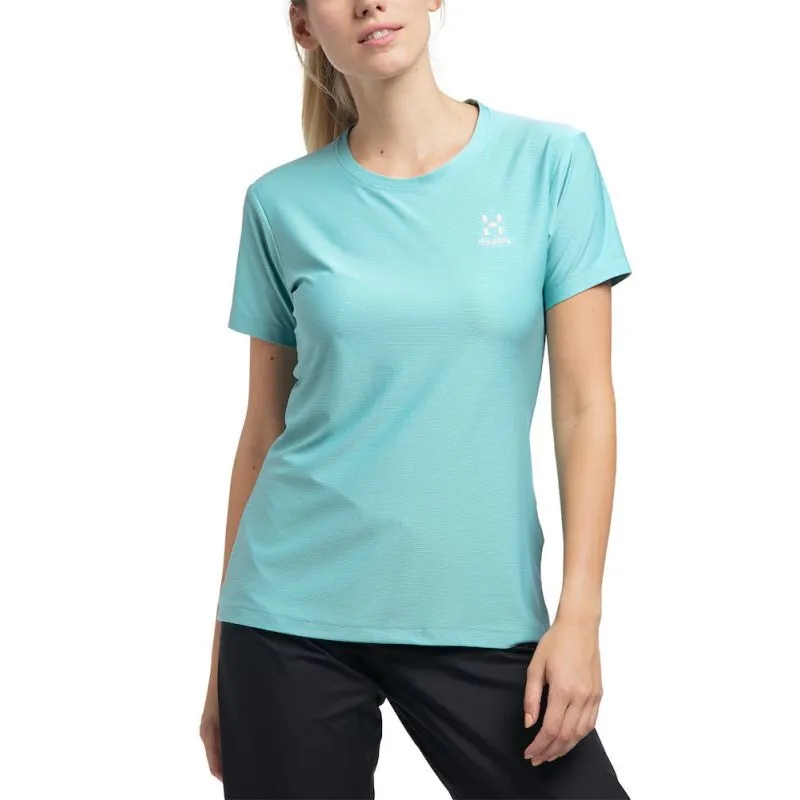 Camiseta HAGLÖFS L.I.M Tech (verde glaciar) Mujer