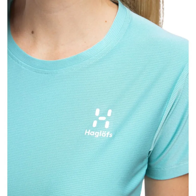 Camiseta HAGLÖFS L.I.M Tech (verde glaciar) Mujer