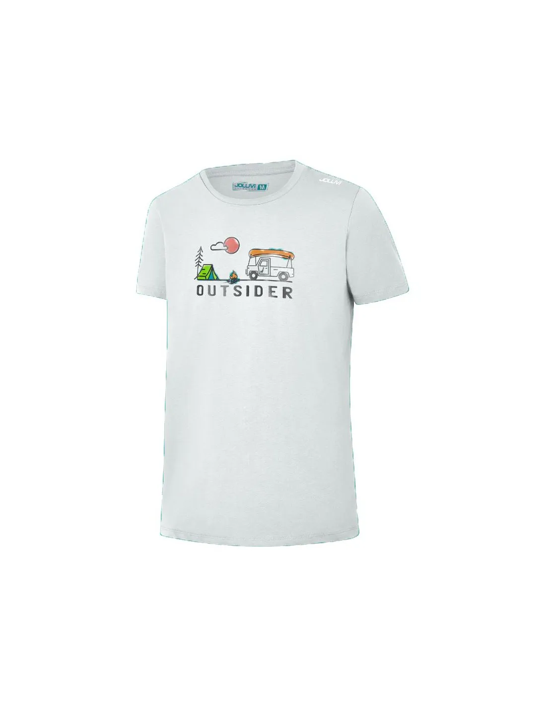 Camiseta Joluvi Outsider Camp Blanco