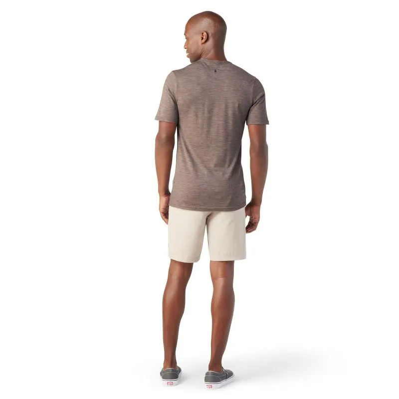 Camiseta Smartwool Merino sport 150 Overland Adventure (flint heather) hombre