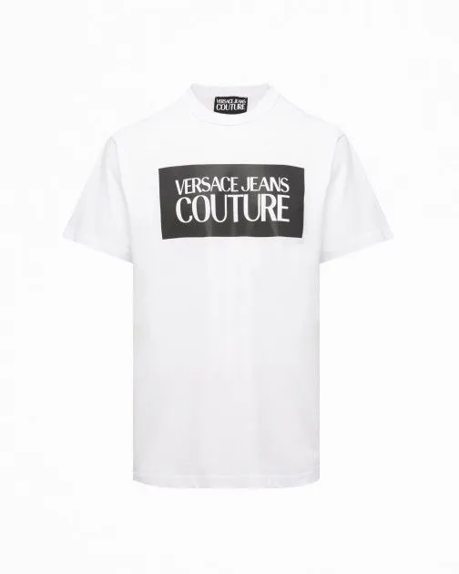 Camiseta Versace Jeans Couture 74GAHF07 Blanco