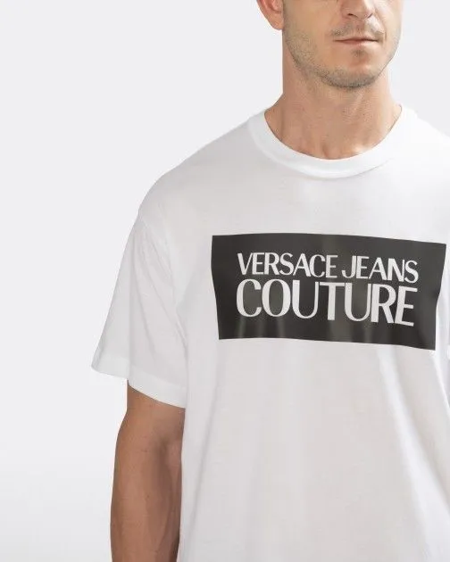 Camiseta Versace Jeans Couture 74GAHF07 Blanco