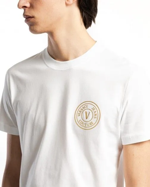 Camiseta Versace Jeans Couture 76GAHT02 Blanco