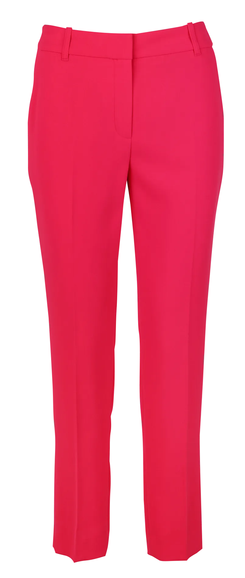 CAROLL PJOPLIN - Pantalón recto con pinzas en rojo