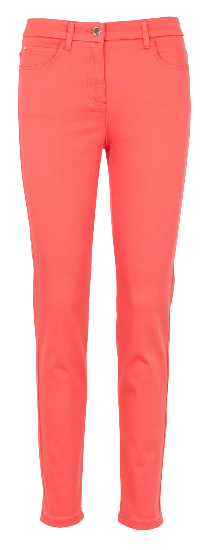 CAROLL TONYB - Pantalón slim de mezcla de algodón en rojo