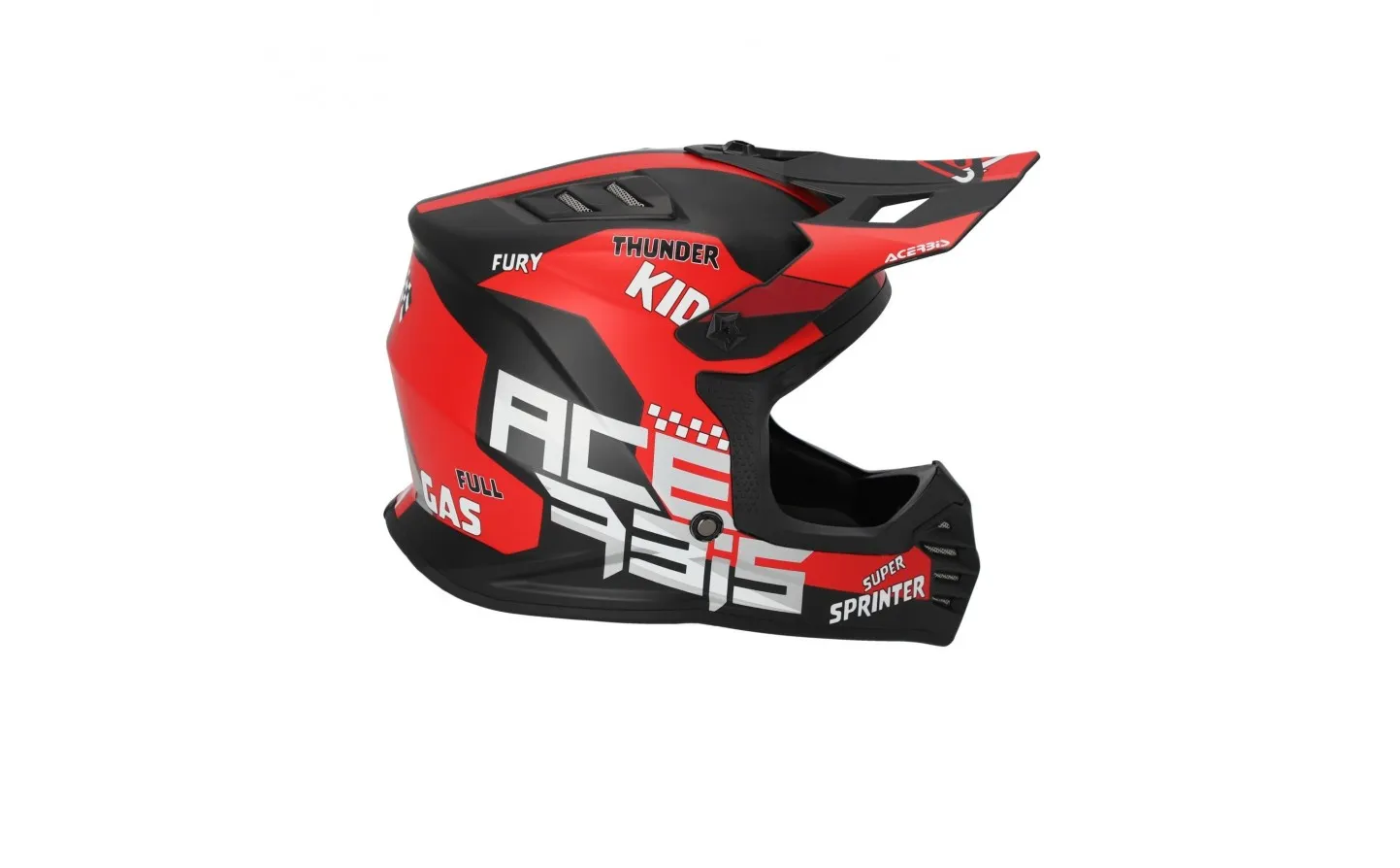 Casco Acerbis Inafntil Profile Negro Rojo |0025401.323|