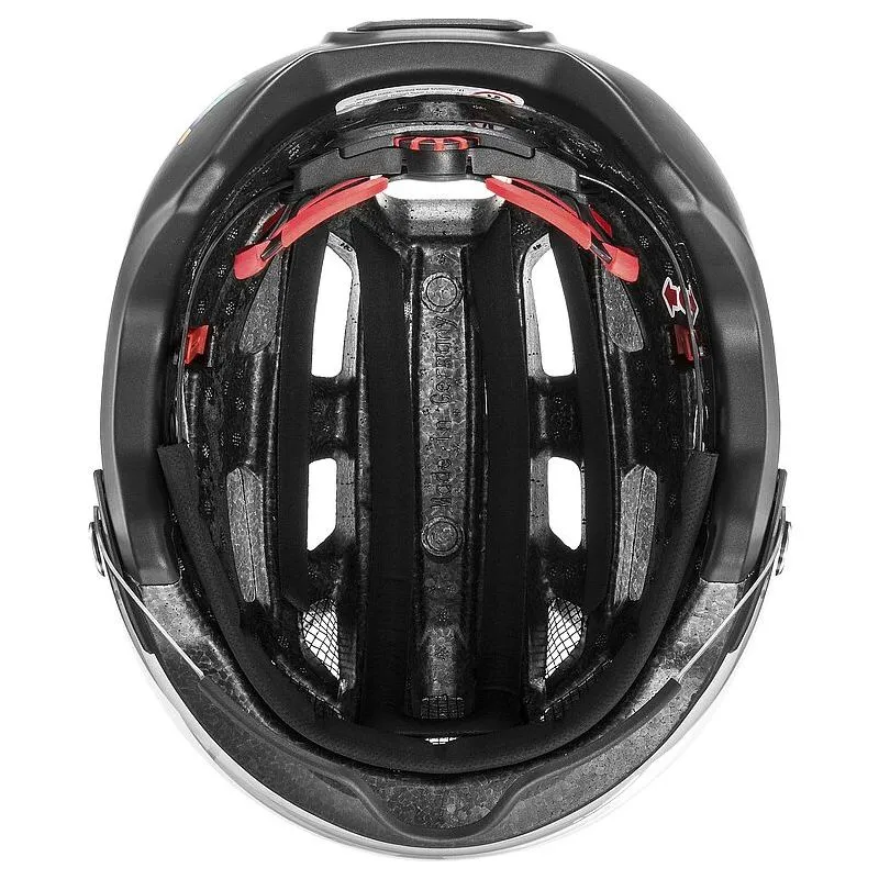 Casco bicicleta urbana Uvex FINALE VISOR (All Black)