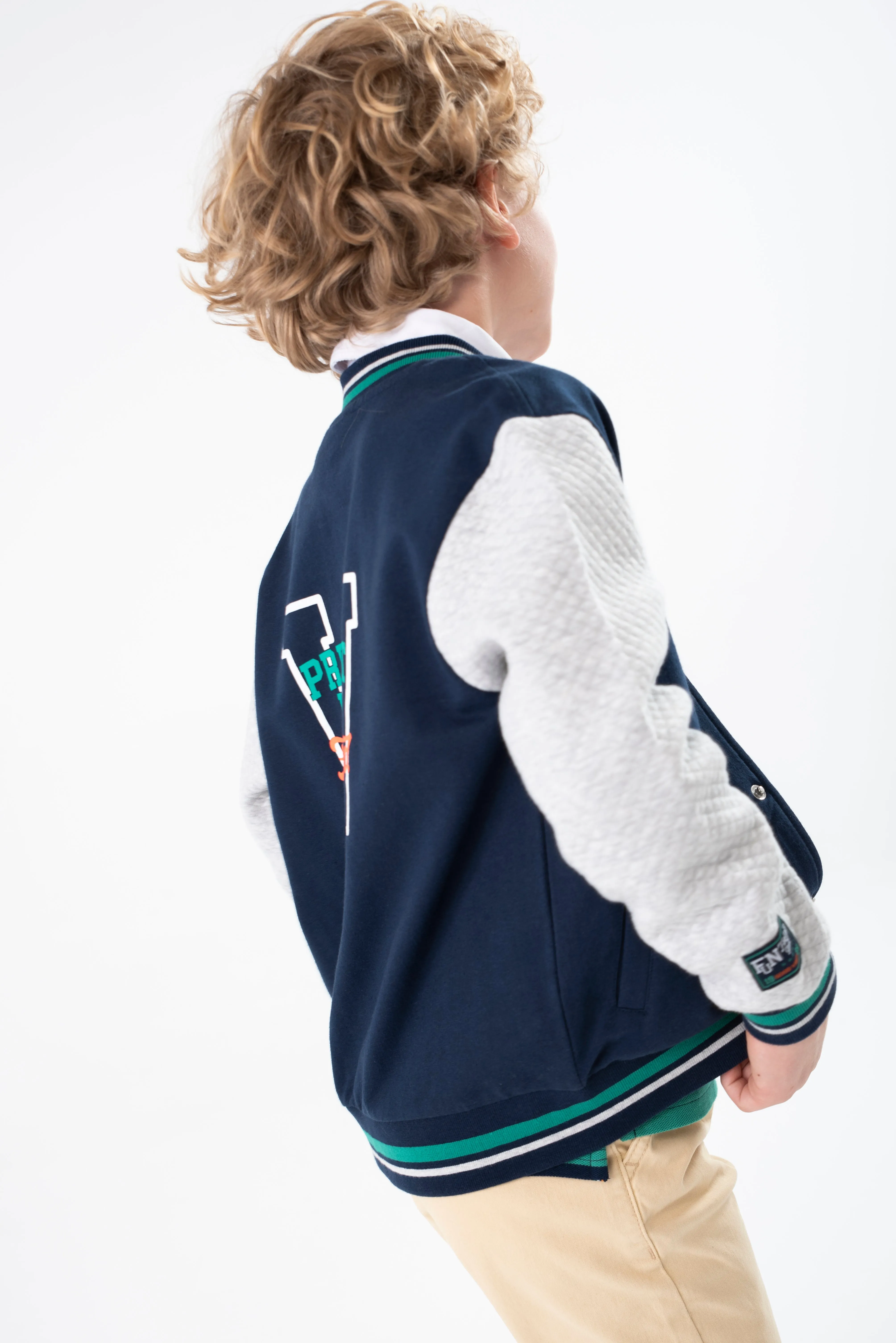 Chaqueta De Felpa Marino Para Niño BOBOLI