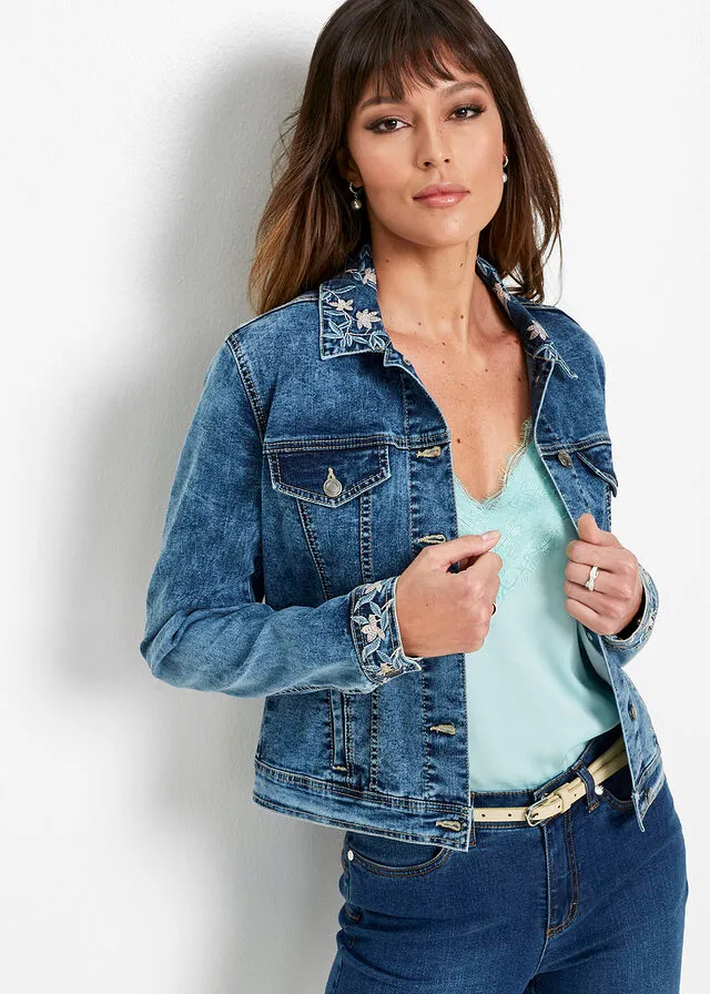 Chaqueta vaquera Azul piedra