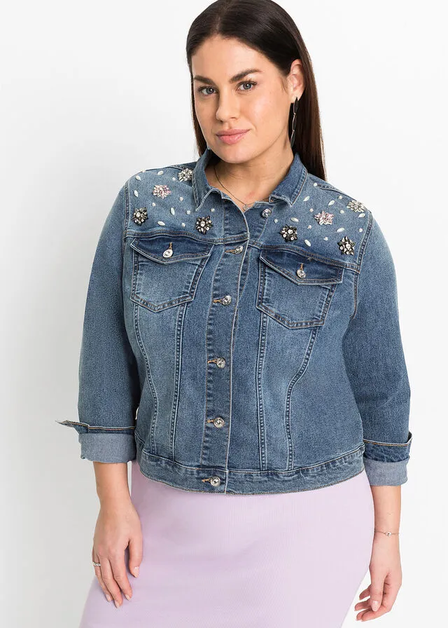 Chaqueta vaquera Denim desgastado