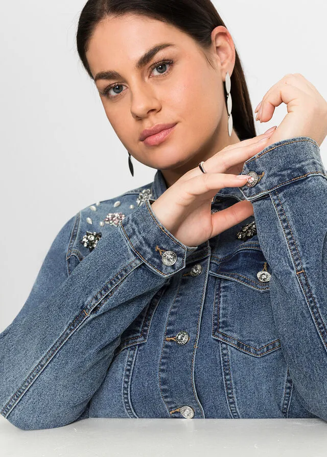 Chaqueta vaquera Denim desgastado