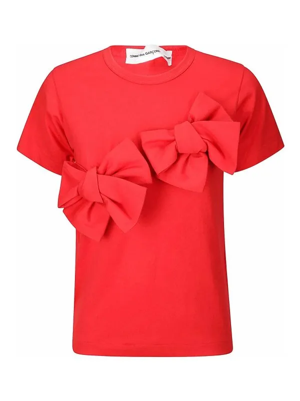 Comme Des Garcons Camiseta - Rojo