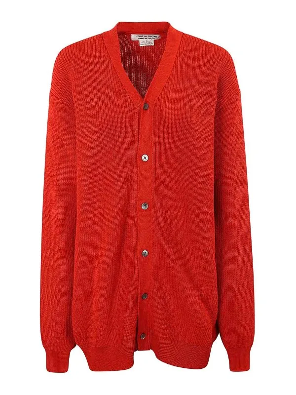 Comme Des Garcons Cárdigan - Rojo