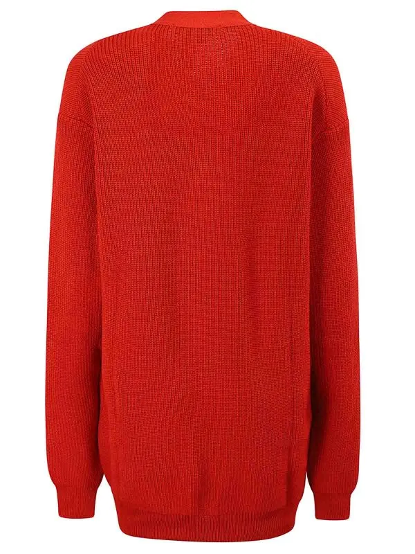 Comme Des Garcons Cárdigan - Rojo